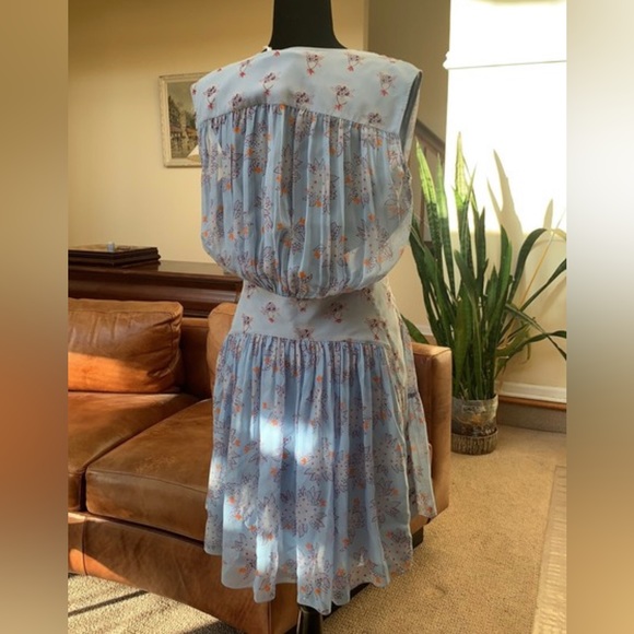 Chloe Downy Blue Mini Dress - Picture 3 of 9